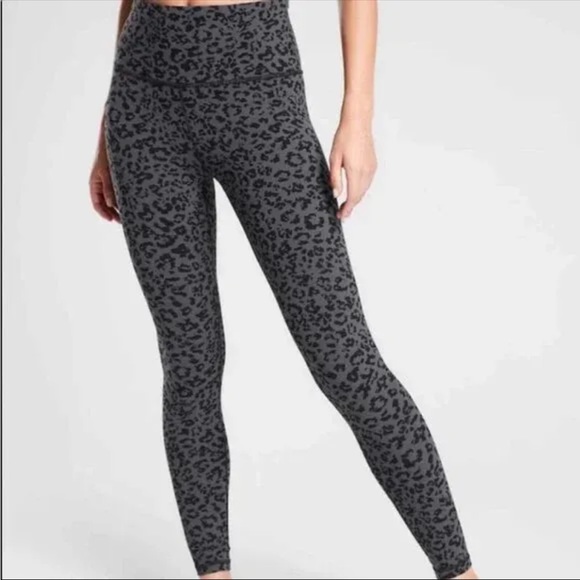 ATHLETA Leopard Elation Ultra High Rise Tight Leggings Spring Night Medium - Picture 1 of 4